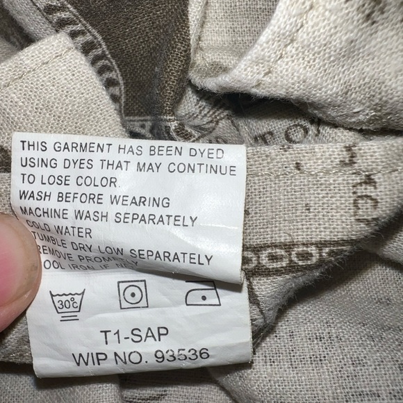 Woolrich Men's Fishing Print Button Down Shirt Size Medium - Picture 7 of 8